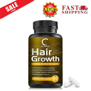 Hair Growth Vitamins For Adults, Prevent Hair Loss, Promote Grow Hair 60 Pills
