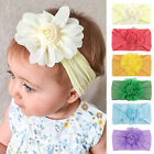 Baby Girls Hair Band Headband Flower Soft Elastic Headwear for Toddler Newborn