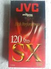 Blank JVC VHS Tape; T-120SX  120 (6 hours) EP Mode- New in Unopened Wrap