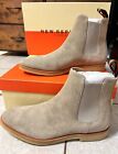 Size 12- New Republic By Mark McNairy Men's Beige Suede Chelsea Boot