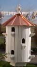 10-Hole Bird House with Low Copper Roof Amish Made in USA
