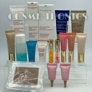 Clarins 17 Piece Makeup / Skincare Travel/Gift Set WITH TRAINCASE