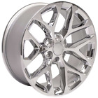 4 New Wheels/Rims 22X9 Chrome Snowflake 6X139.7 For Chevy Silverado Suburban