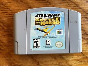 Star Wars Episode I Battle For Naboo Nintendo 64 N64 - Authentic & Working
