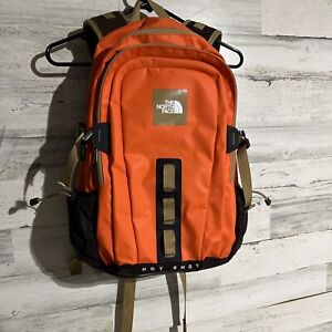 THE NORTH FACE HOT SHOT Unisex Backpack Safety Orange Multicolor Polyester
