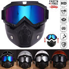 Motorcycle Goggles Face Mask Flexible Riding Skiing Glasses ATV Dirt Protector