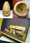 The Wilderness Civil War Relic Dug Nose Cast Confederate 577 3-Ring Rifle Bullet