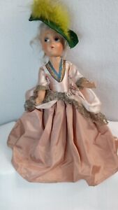 1940s Composition Doll/ French Lady / 12 In