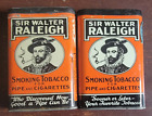 New ListingLot of 2 VINTAGE SIR WALTER RALEIGH SMOKING TOBACCO TINS CAN, EMPTY