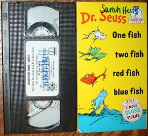DR. SEUSS: ONE FISH TWO FISH RED FISH BLUE FISH (vhs) Good Cond. Rare. Cartoon