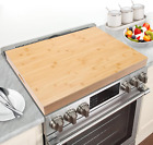 Bamboo Gas Stove Cover, Bamboo Electric Stove Top Cover Cutting Board, Wood Rv N