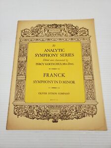 New ListingVintage Franck Symphony In D Minor Sheet Music Magazine Booklet Classical Music