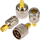 4 Pc N Male and N Female to SMA Male and SMA Female RF Connector Adapter Kit