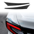 REAL Carbon Fiber Tail Light Cover Black Sticker For Subaru WRX STI 2022-2023 (For: 2022 WRX)