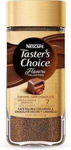 NESCAFE TASTERS CHOICE INSTANT COFFEE/ CARAMEL DARK CHOCOLATE/100G/3.5OZ