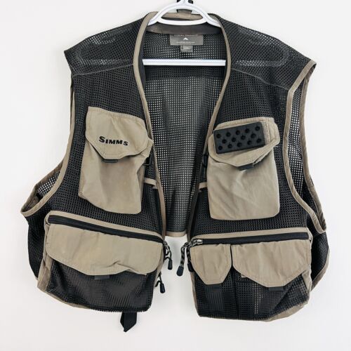 SIMMS Vintage Guide Fly Fishing Mesh Tackle Vest with Supplies Size XXL