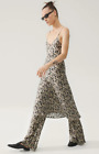 Silk Laundry Womens 90s Slip Dress Maxi Pelicans 100% Silk Size XL 14