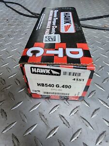 Hawk HB540G.490 Motorsports Performance DTC-60 Compound Brake Pads