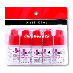 5 Pcs Nail Tip Glue Strong Adhesive Super Bond Acrylic Nail Manicure Tips