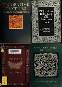 112 Old Books on Lace Making Collecting Vintage Antique Pattern Art Style on DVD