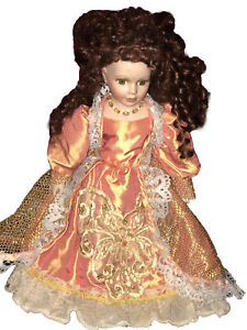 New ListingVintage 16” Emerald Porcelain Doll Collection 2004 Victorian Style