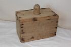 New ListingVintage Primitive Butter Press Mold Box W/Dove Tail Corners Wooden Antique