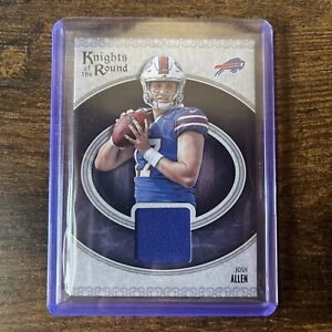 Josh Allen 2018 Panini Knights Of The Round Table RC Bills Jersey Relic Rookie