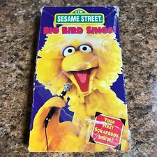 Sesame Street - Big Bird Sings (VHS, 1995) Damaged Box