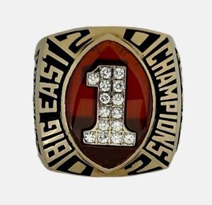 Player 2002 Miami Hurricanes NCAA Big East Champions 🏈 10K Championship Ring!