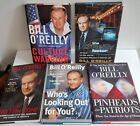 New ListingBill O'Reilly Book Lot 5 Hardcovers No Spin Zone Who's Looking out For You