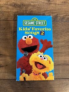 Kids' Favorite Songs 2 by Sesame Street (VHS, Sep-2001) Sony Music Distribution