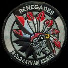 US Army B Co 2nd BN 2nd Aviation Air Assault Renegades Patch K-2