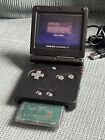 Nintendo Gameboy Advance SP Tested W/ USB Charger & Game Super Mario Bros Deluxe