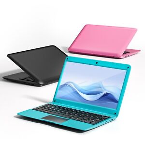 Mini 10.1'' Laptop Computer Quad Core Android 12.0 Netbook for Kids and Adults