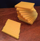 20 BASE TEN BLOCKS  10 Flats, 10 Rods  Yellow Math Manipulatives Plastic