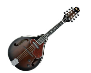 Used Ibanez M510EDVS A-style Acoustic/Electric Mandolin - Dark Violin Sunburst