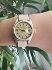 Ladies Rolex Oyster Perpetual Date Watch 6917 26mm Champagne Linen Datejust