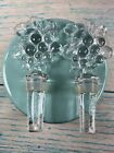 Pair (2) Waterford Marquis Crystal Grapes Wine/Bottle Stoppers EUC