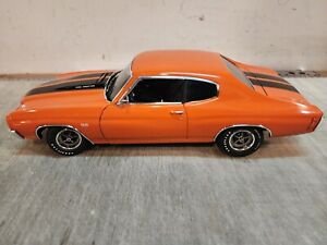 ACME: 1:18 1970 CHEVELLE 454 LS6 IN ORANGE - A1805502 - NICE DIECAST - FREE SHIP
