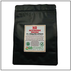 TOP SELLING NR Nicotinamide Riboside 250mg VEG capsules 99.52% NAD+ ANTI AGEING