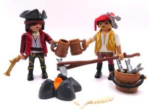 Playmobil Pirate Figures with Fire Pit - Pirate Crew People