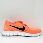 Nike Womens Free RN 831509-802 Orange Running Shoes Sneakers Size 10