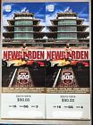 Two (2) 2024 Indy Indianapolis 500 Tickets, South Vista Seats 3-4 Row GG Sec 16