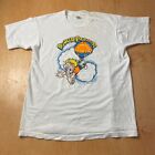 Vintage 90's Funny Bungee Jumping XL White Short Sleeve T-Shirt