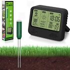 4-in-1 Wireless Soil Moisture Meter/Thermometer/Sunlight/Time,PH Paper, Water...