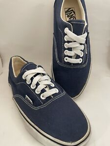 Vintage Vans Era Authentic Skate Shoes Sneaker Dress Navy Blue Mens Size 4.5