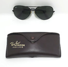 Vintage Ray Ban Aviator Black Driving Sunglasses Case Bausch & Lomb B&L