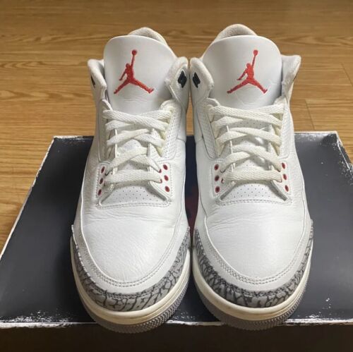 Air Jordan 3 Retro Reimagined White Cement Size 12.5 DN3707-100 Preowned