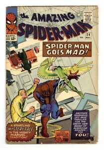 Amazing Spider-Man #24 GD/VG 3.0 1965 ASM Vulture Sandman