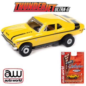 Auto World Thunderjet Yenko 1970 Chevrolet Nova Yellow HO Slot Car